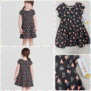 Cat & Jack' Short Sleeve Knit Dress Girls 18M NWT